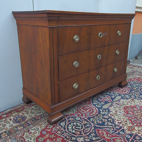 CASSETTONE LASTRONATO STILE CARLO X PIEMONTESE EPOCA 800