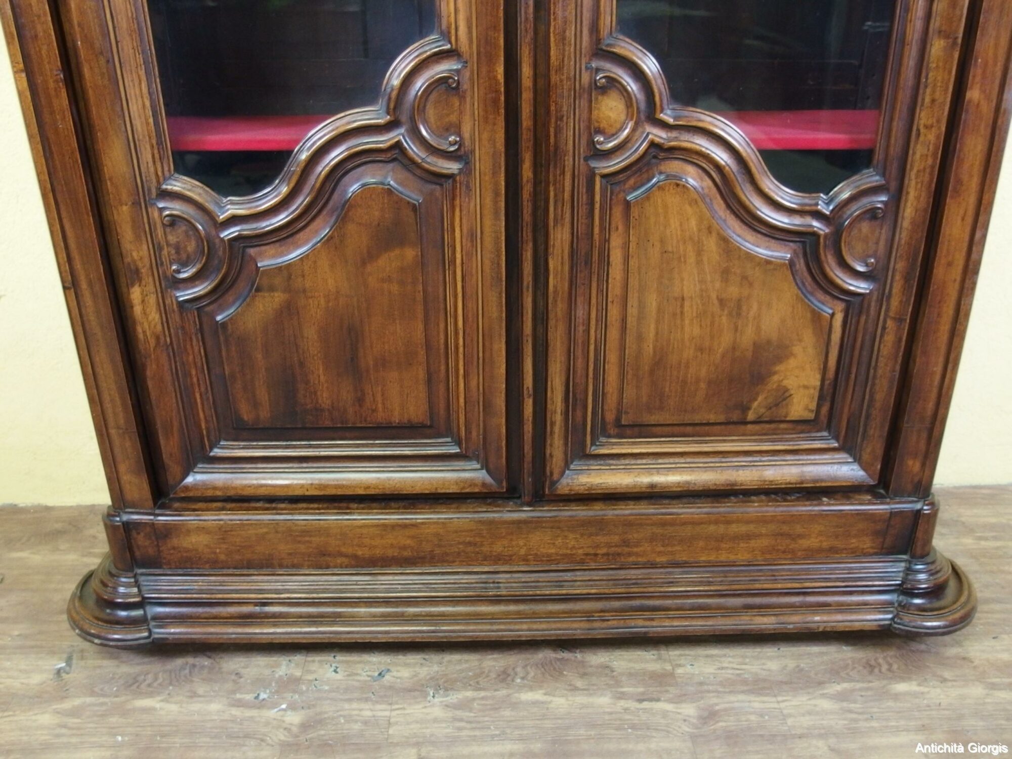 LIBRERIA IN NOCE A DUE PORTE STILE PROVENZALE EPOCA PRIMI 800 - immagine 6