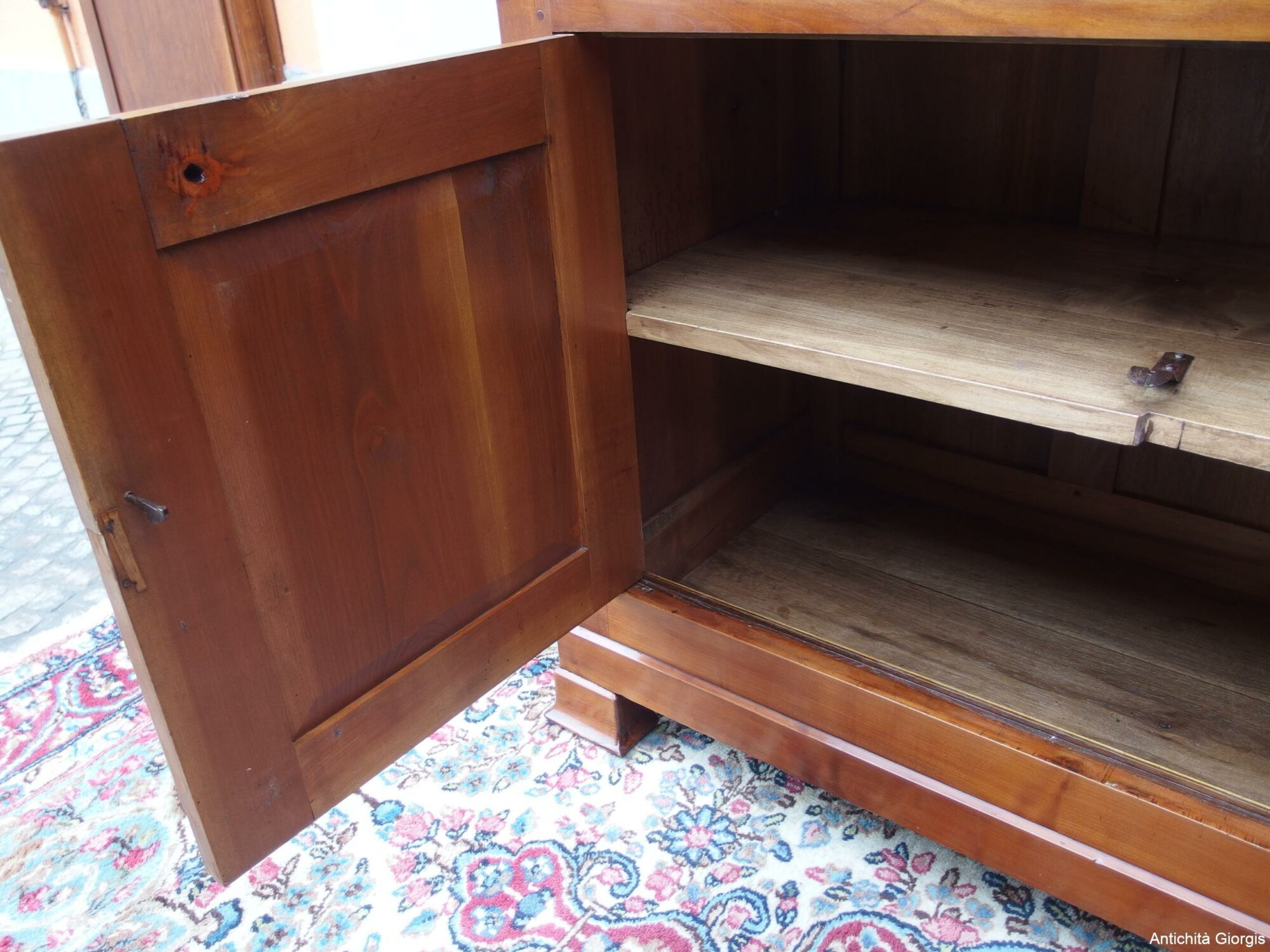 CREDENZA IN CILIEGIO STILE LUIGI FILIPPO RESTAURATA - immagine 12