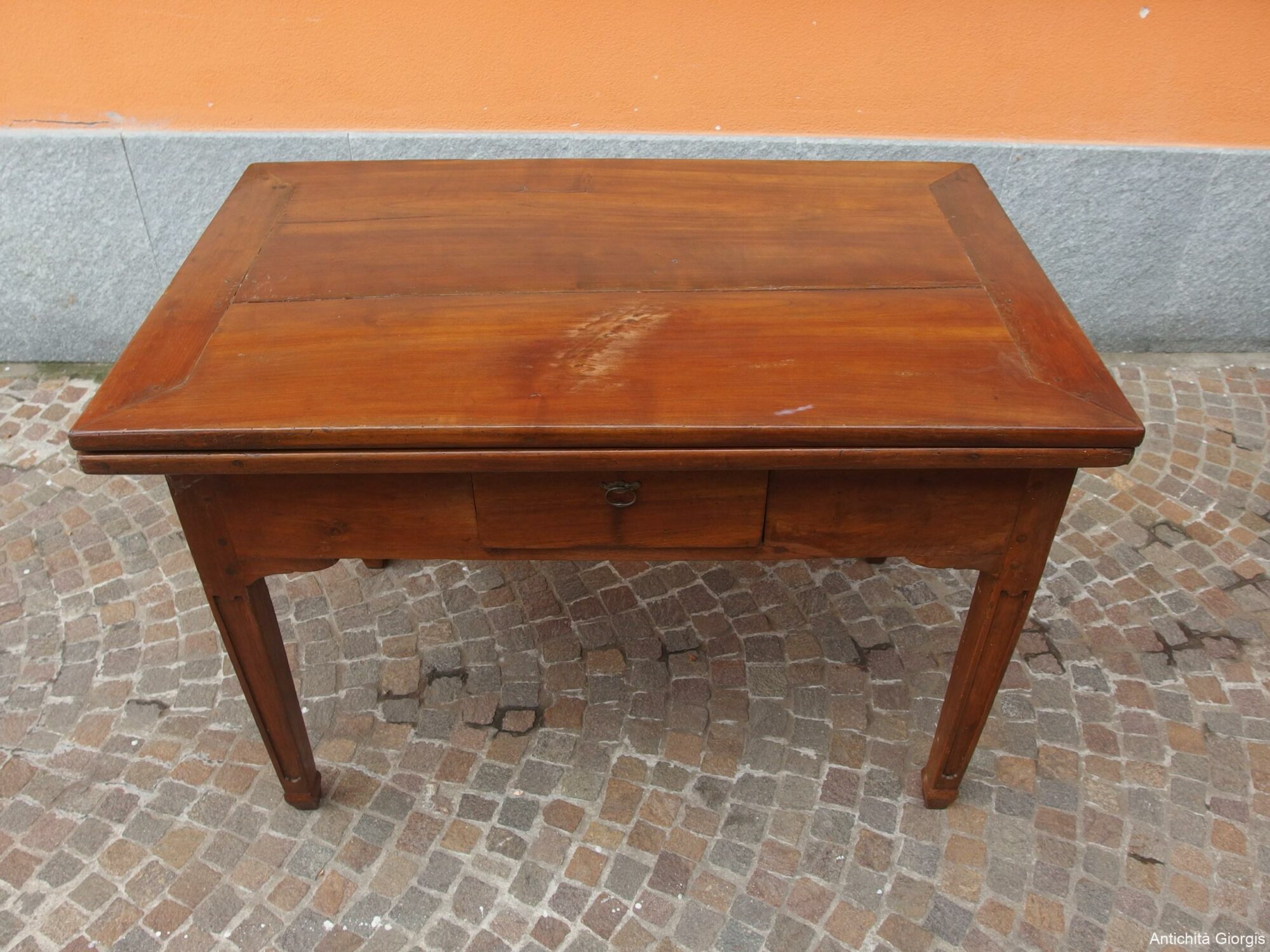TAVOLO A LIBRO IN CILIEGIO STILE LUIGI XVI PIEMONTE