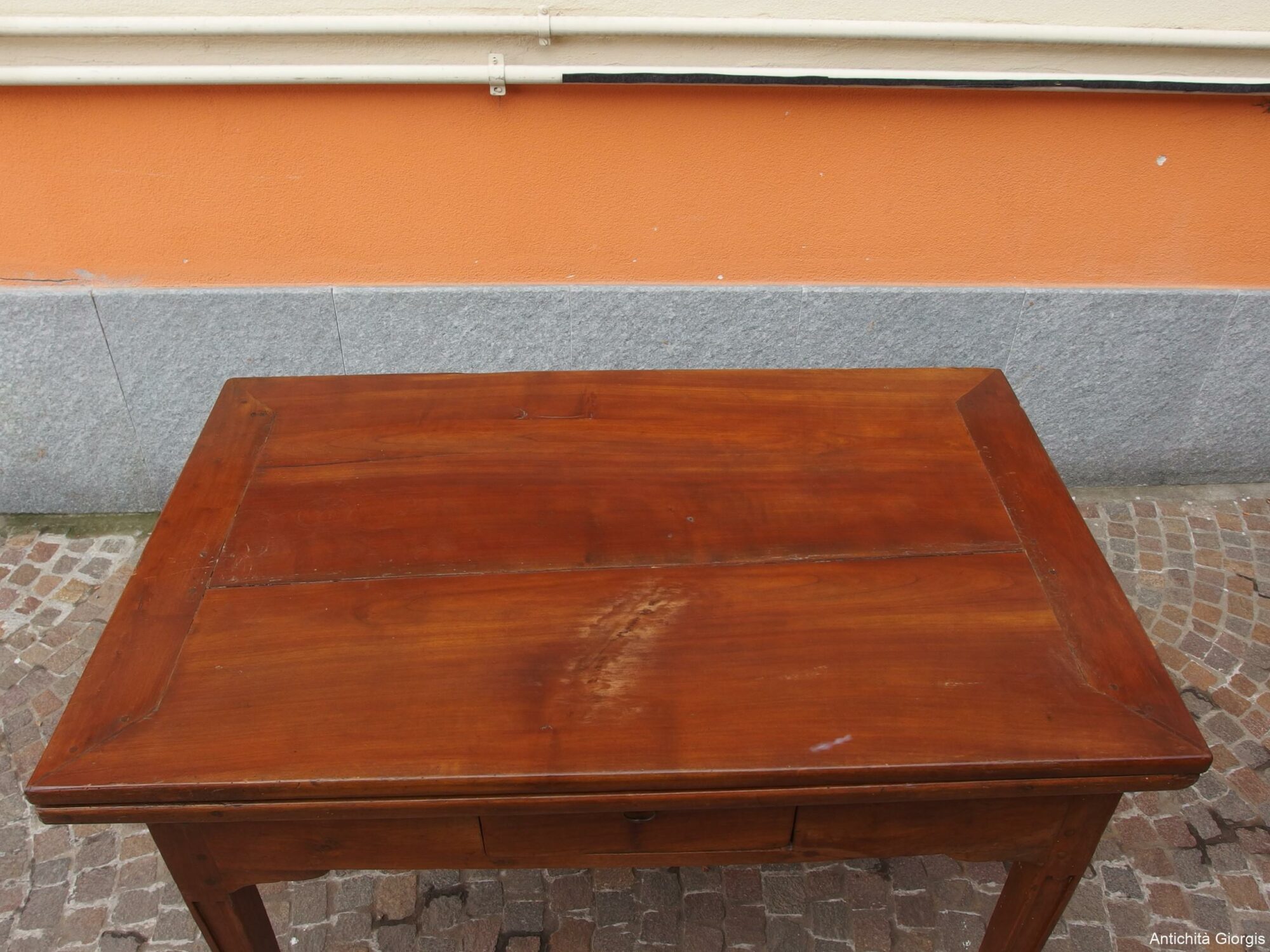 TAVOLO A LIBRO IN CILIEGIO STILE LUIGI XVI PIEMONTE - immagine 7