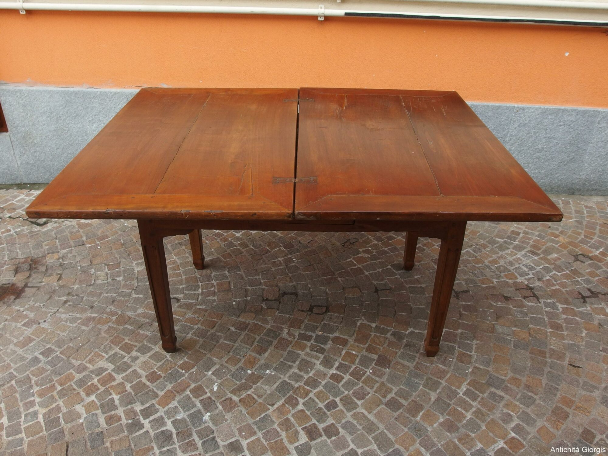 TAVOLO A LIBRO IN CILIEGIO STILE LUIGI XVI PIEMONTE - immagine 9