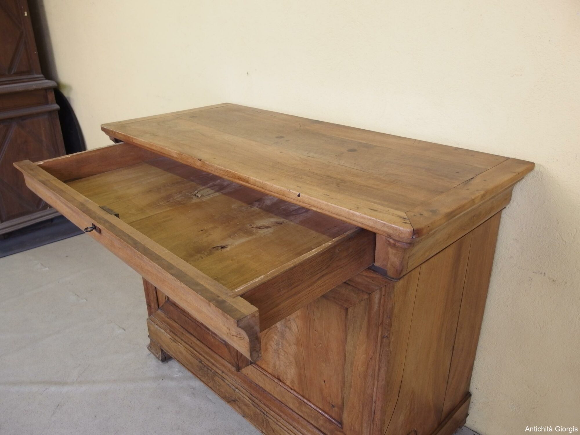 CREDENZA CAPPUCCINO A DUE PORTE E UN CASSETTO - immagine 9