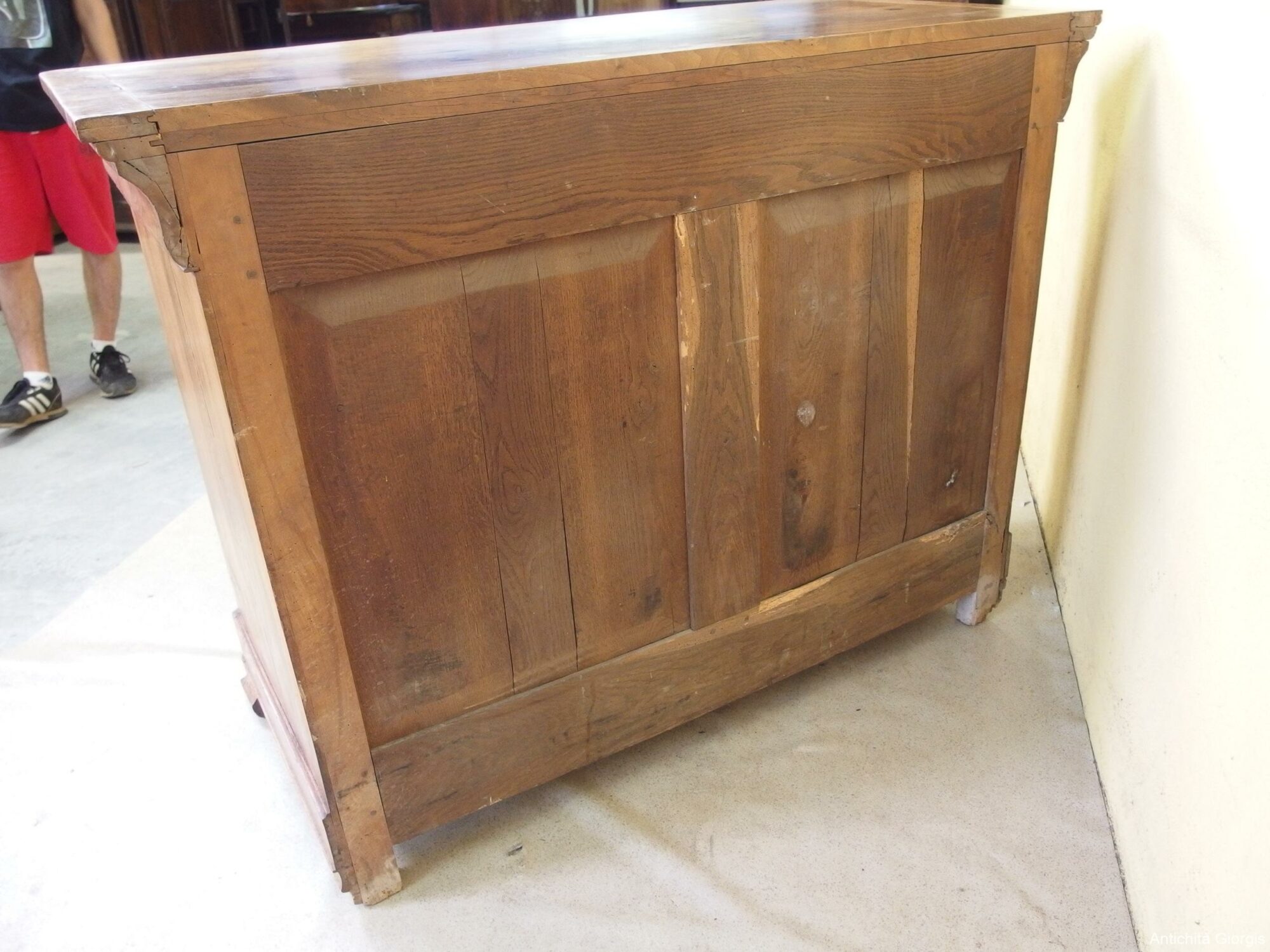 CREDENZA CAPPUCCINO A DUE PORTE E UN CASSETTO - immagine 11