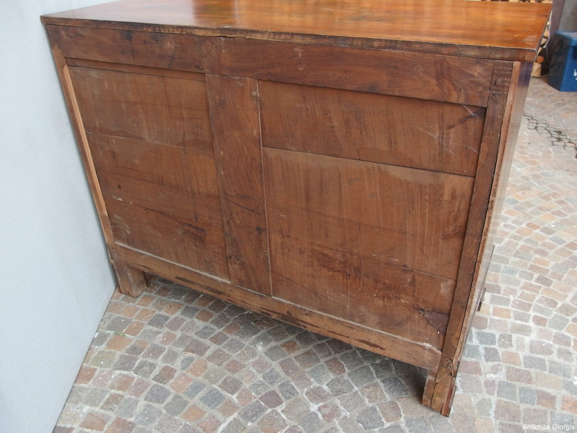 CASSETTONE IN NOCE STILE IMPERO 800 restaurato - immagine 13