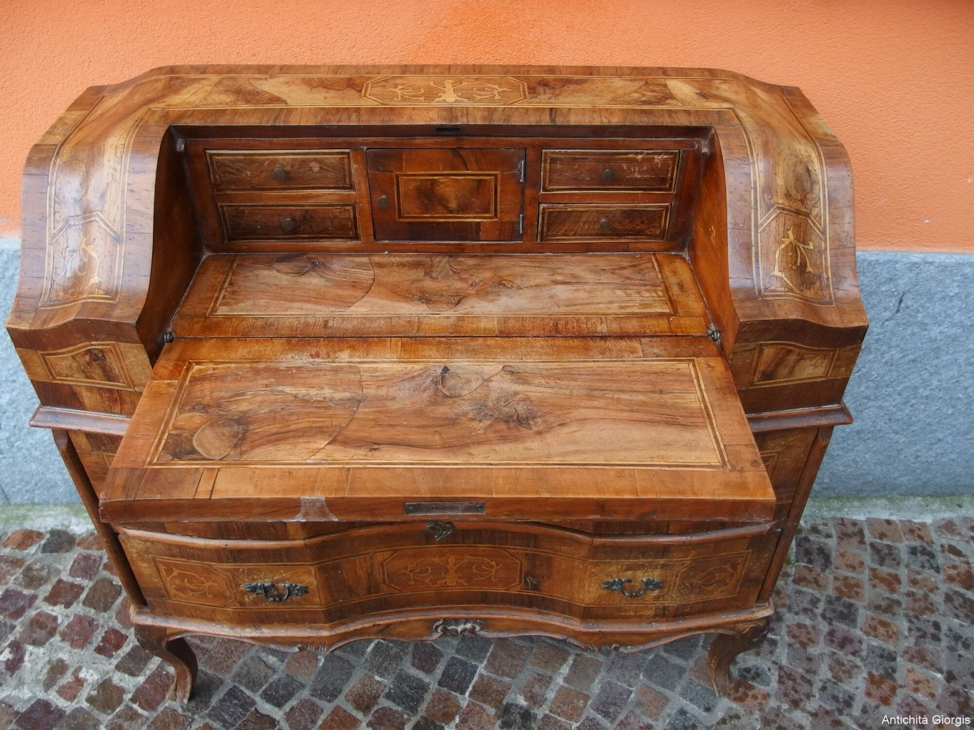 RIBALTINA LASTRONATA IN NOCE EPOCA PRIMI 900 - immagine 4