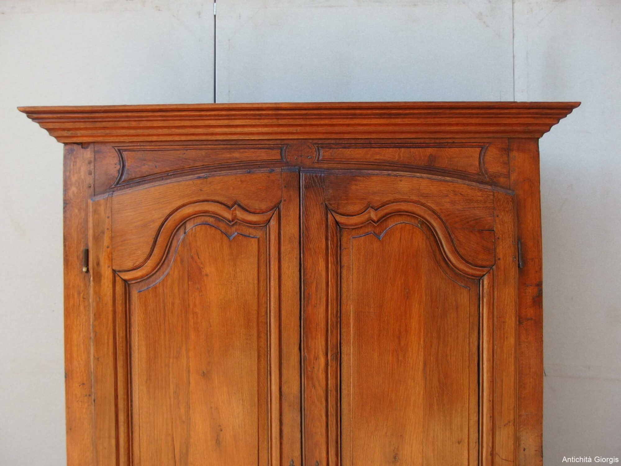 ARMADIO IN ROVERE A DUE PORTE EPOCA 800 PROVENZALE FRANCIA - immagine 7