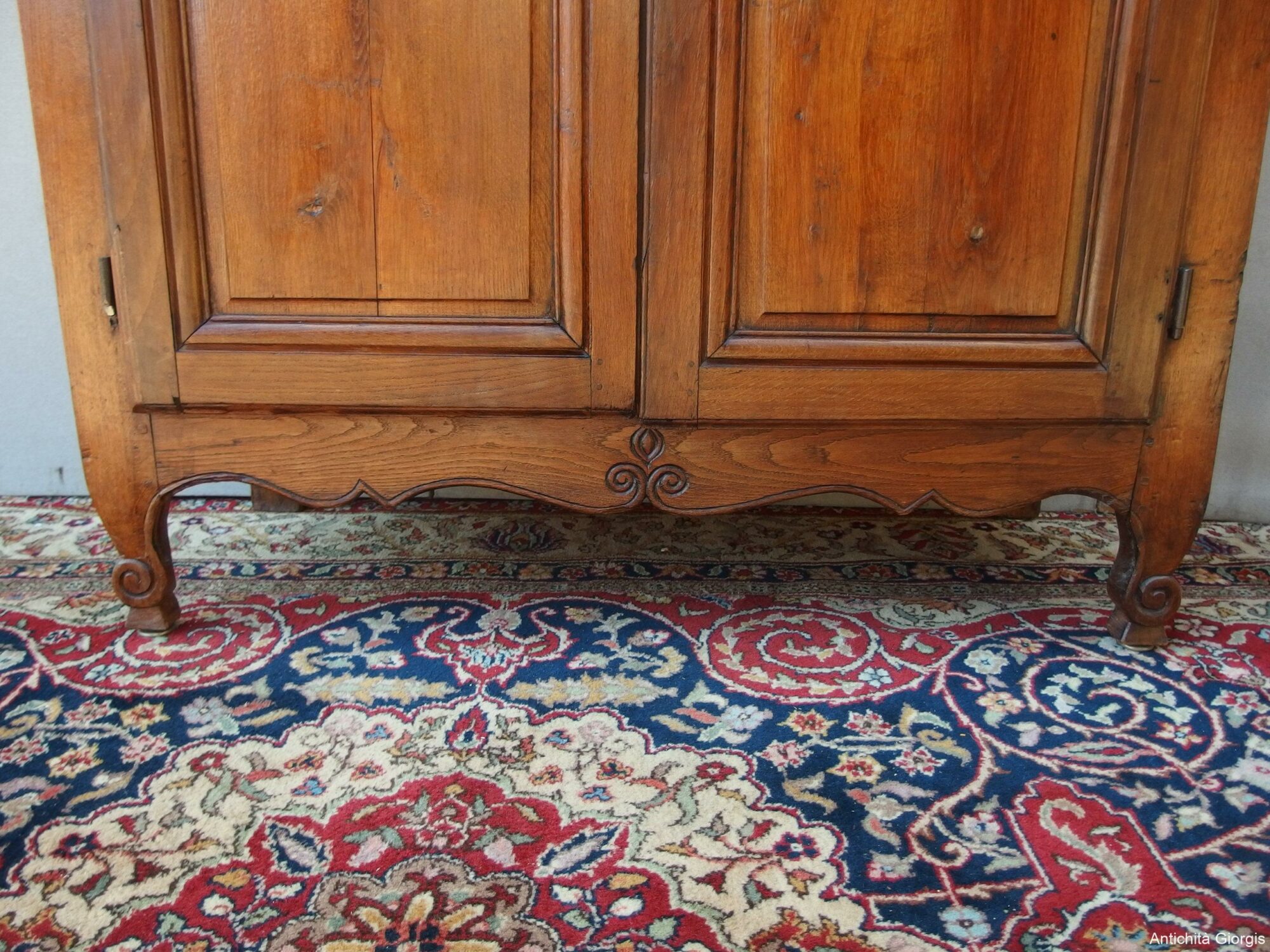 ARMADIO IN ROVERE A DUE PORTE EPOCA 800 PROVENZALE FRANCIA - immagine 9