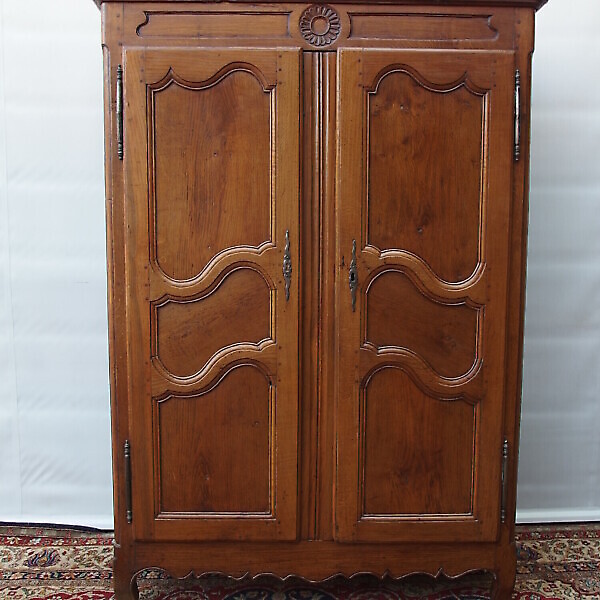 ARMADIO A DUE PORTE IN ROVERE DI PICCOLE DIMENSIONI STILE PROVENZALE EPOCA 800