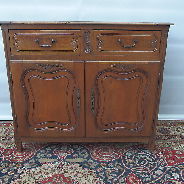 CREDENZA A DUE PORTE IN NOCE MASSELLO EPOCA 800 FRANCIA