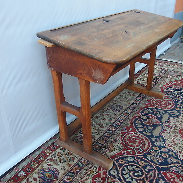 BANCHETTO DA SCUOLA IN LEGNO EPOCA 900