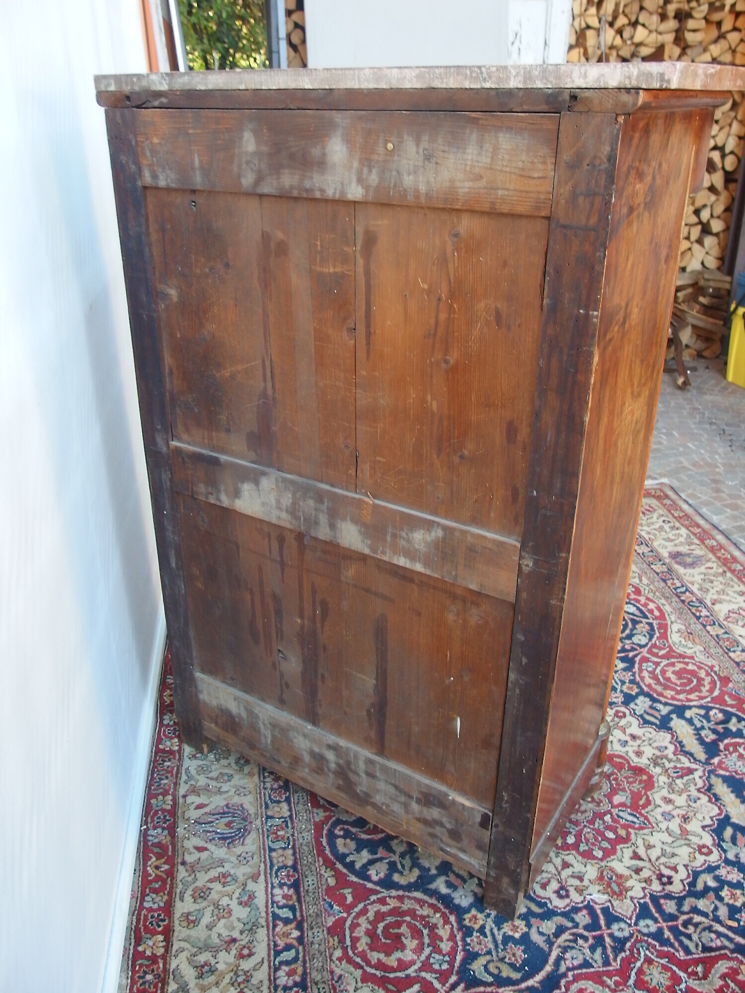 SECRETAIRE STILE IMPERO LASTRONATO IN PIUMA DI NOCE FRANCIA EPOCA PRIMI 800