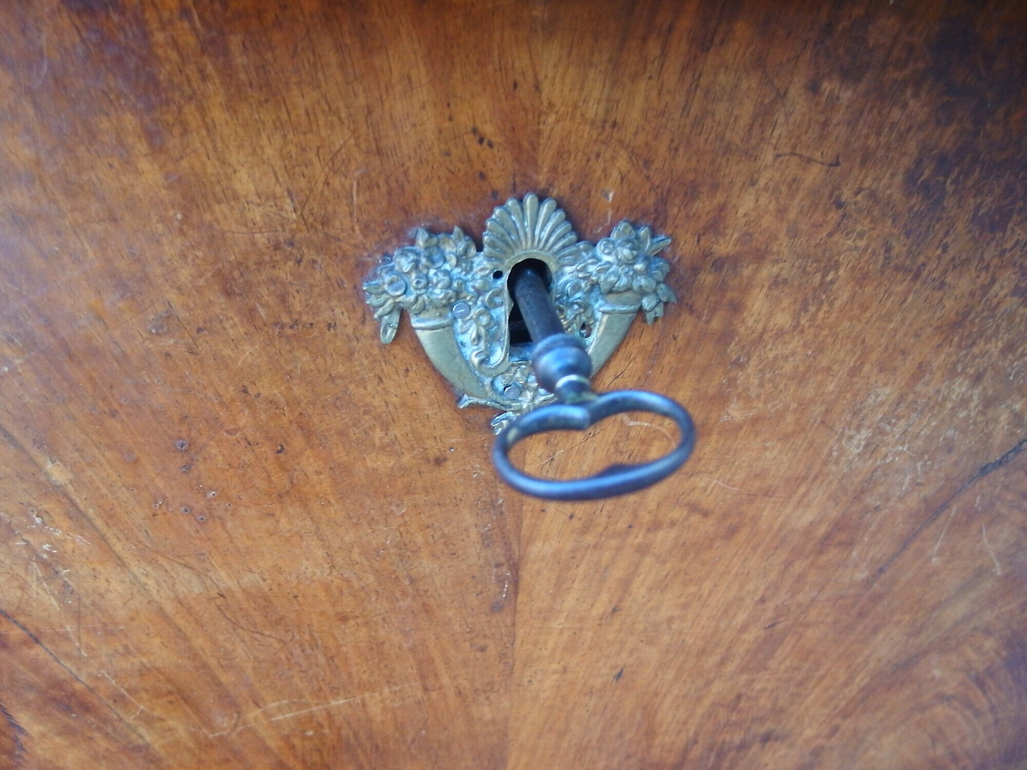 SECRETAIRE STILE IMPERO LASTRONATO IN PIUMA DI NOCE FRANCIA EPOCA PRIMI 800