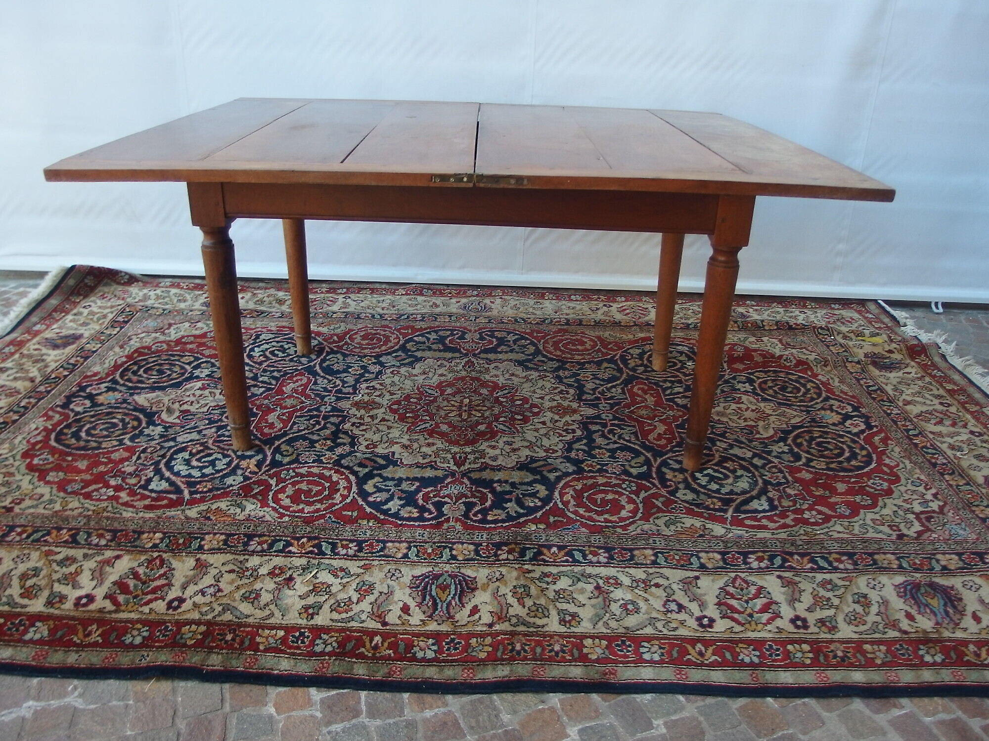 TAVOLO A LIBRO IN NOCE STILE DIRETTORIO EPOCA 800