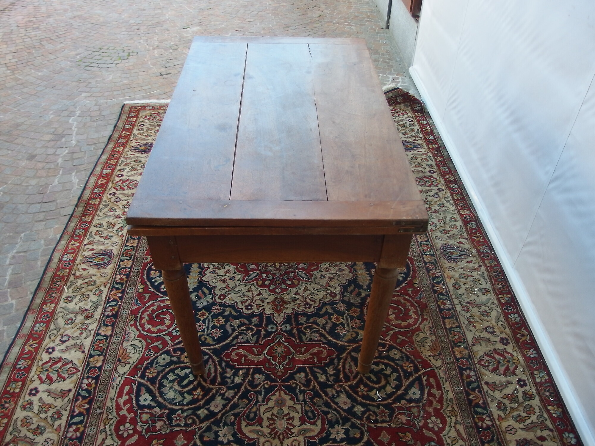 TAVOLO A LIBRO IN NOCE STILE DIRETTORIO EPOCA 800