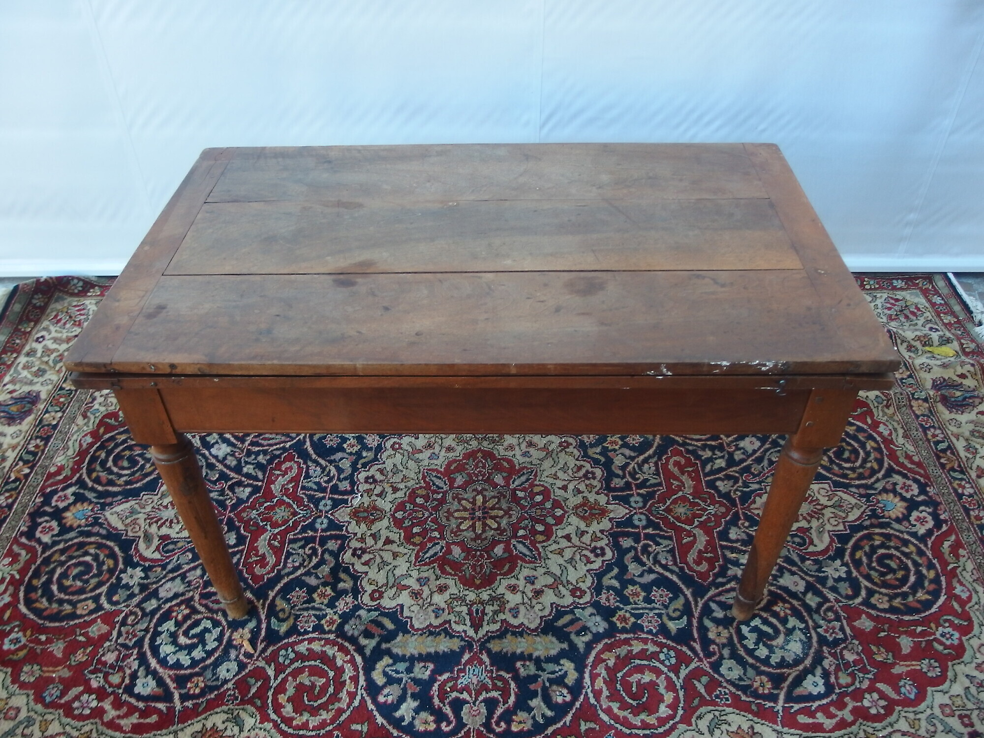 TAVOLO A LIBRO IN NOCE STILE DIRETTORIO EPOCA 800