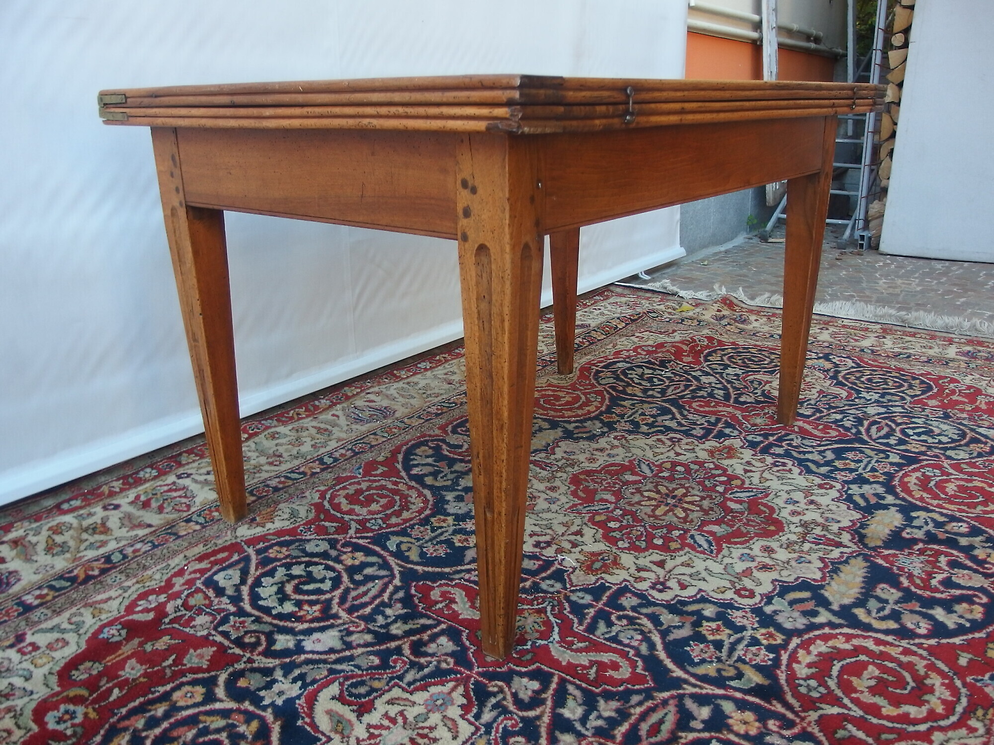 TAVOLO A LIBRO IN NOCE STILE LUIGI XVI EPOCA PRIMI 800