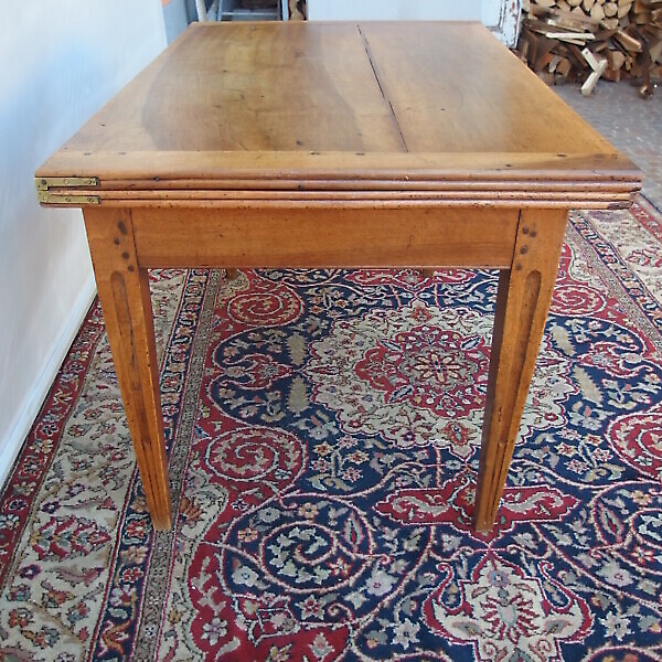 TAVOLO A LIBRO IN NOCE STILE LUIGI XVI EPOCA PRIMI 800