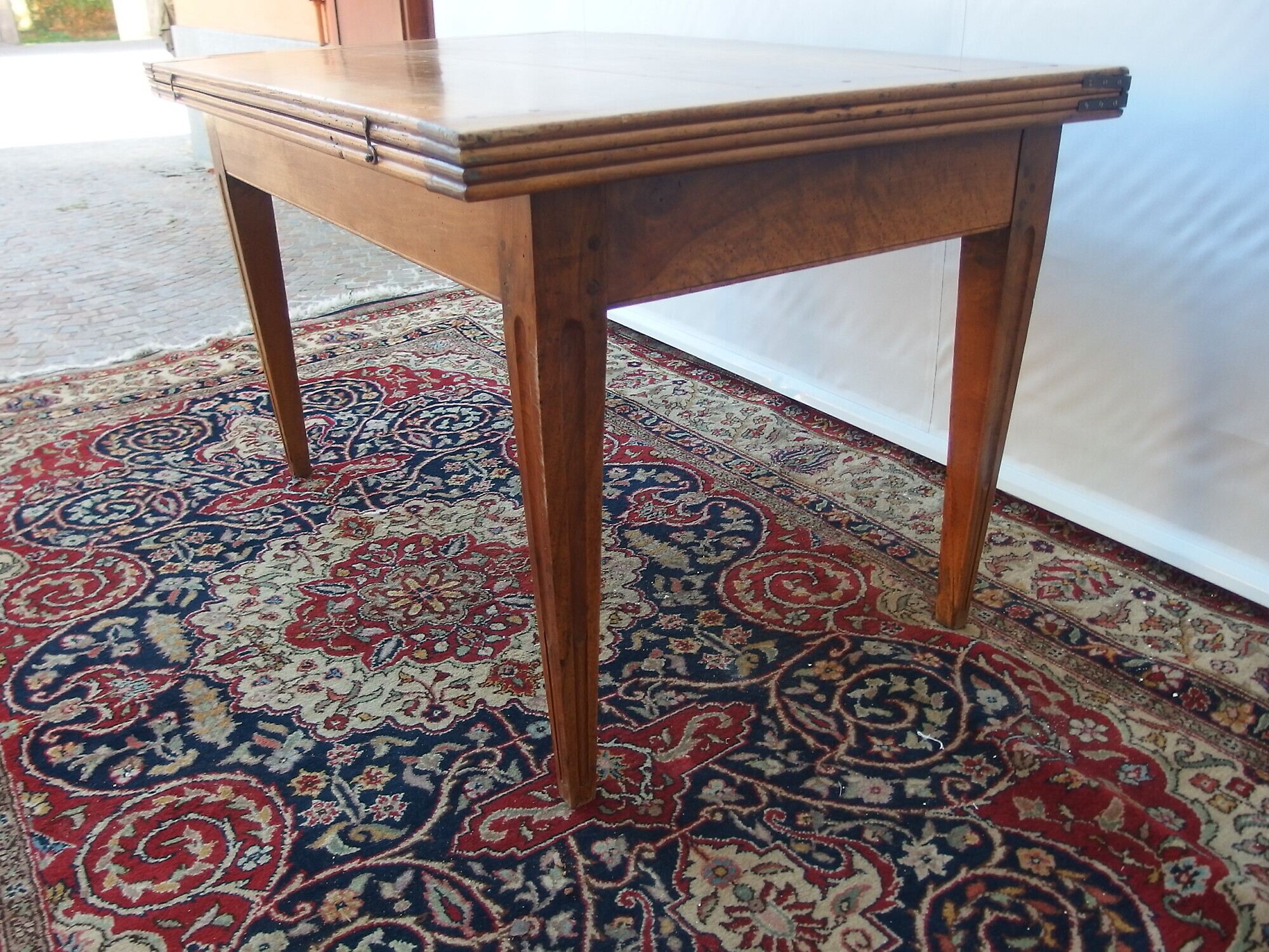 TAVOLO A LIBRO IN NOCE STILE LUIGI XVI EPOCA PRIMI 800