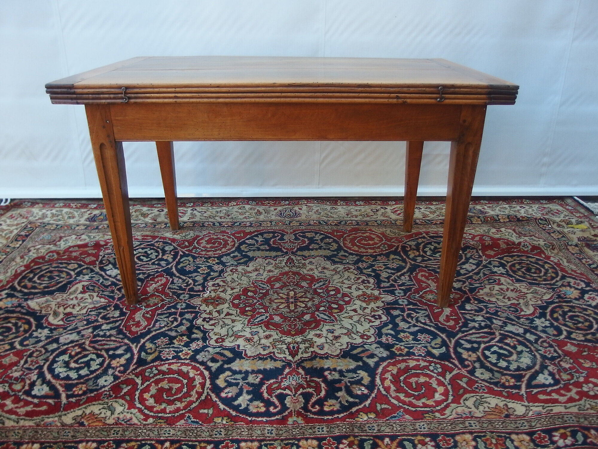 TAVOLO A LIBRO IN NOCE STILE LUIGI XVI EPOCA PRIMI 800