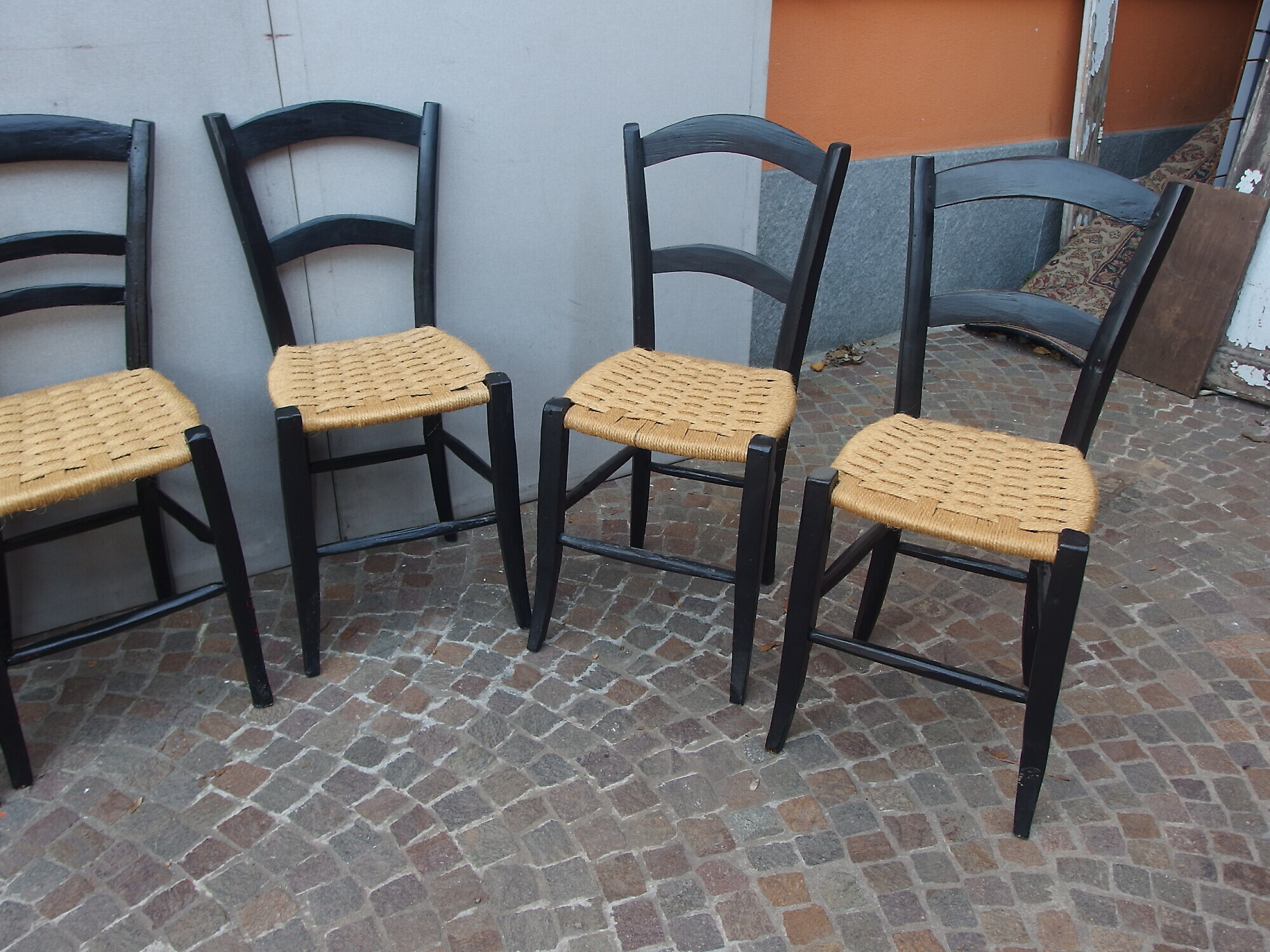 N.7 SEDIE RUSTICHE DI CAMPAGNA