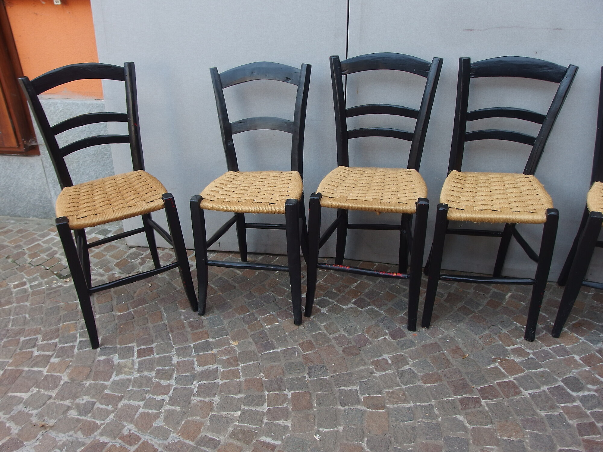 N.7 SEDIE RUSTICHE DI CAMPAGNA