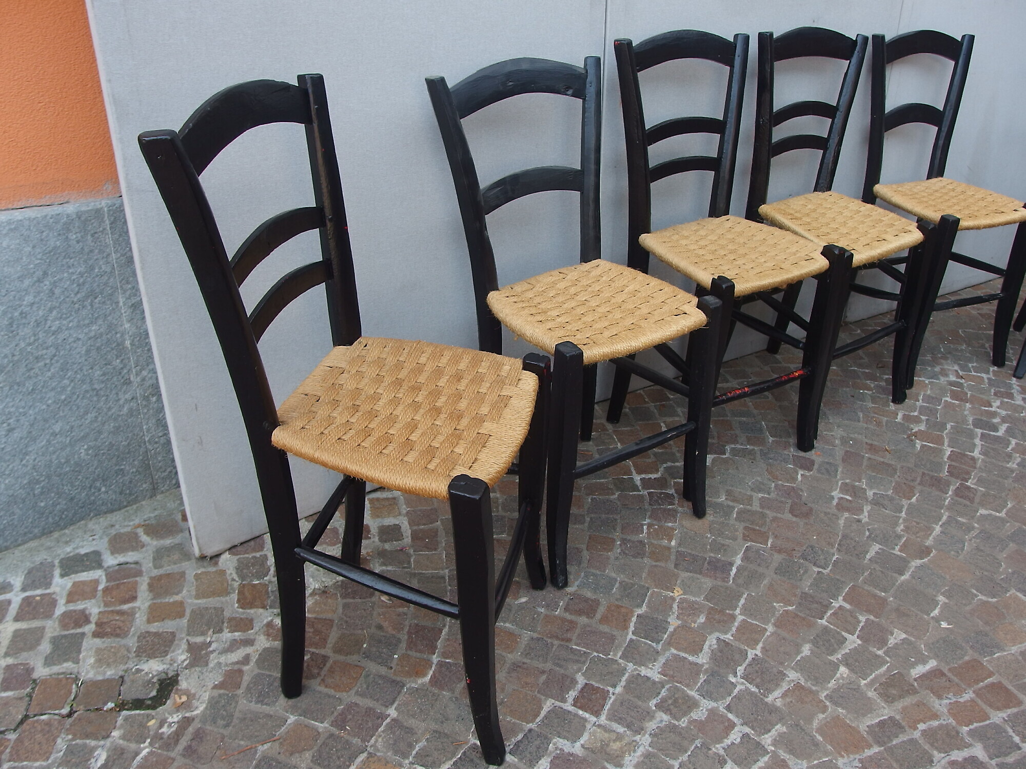 N.7 SEDIE RUSTICHE DI CAMPAGNA