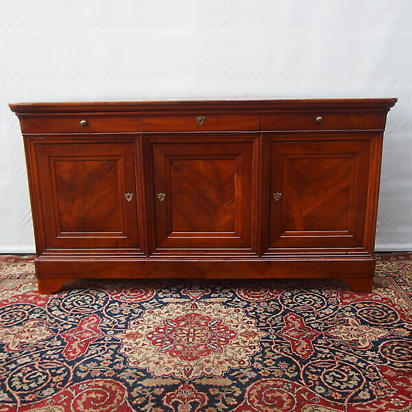 CREDENZA CAPUCCINO IN NOCE RESTAURATA EPOCA 800