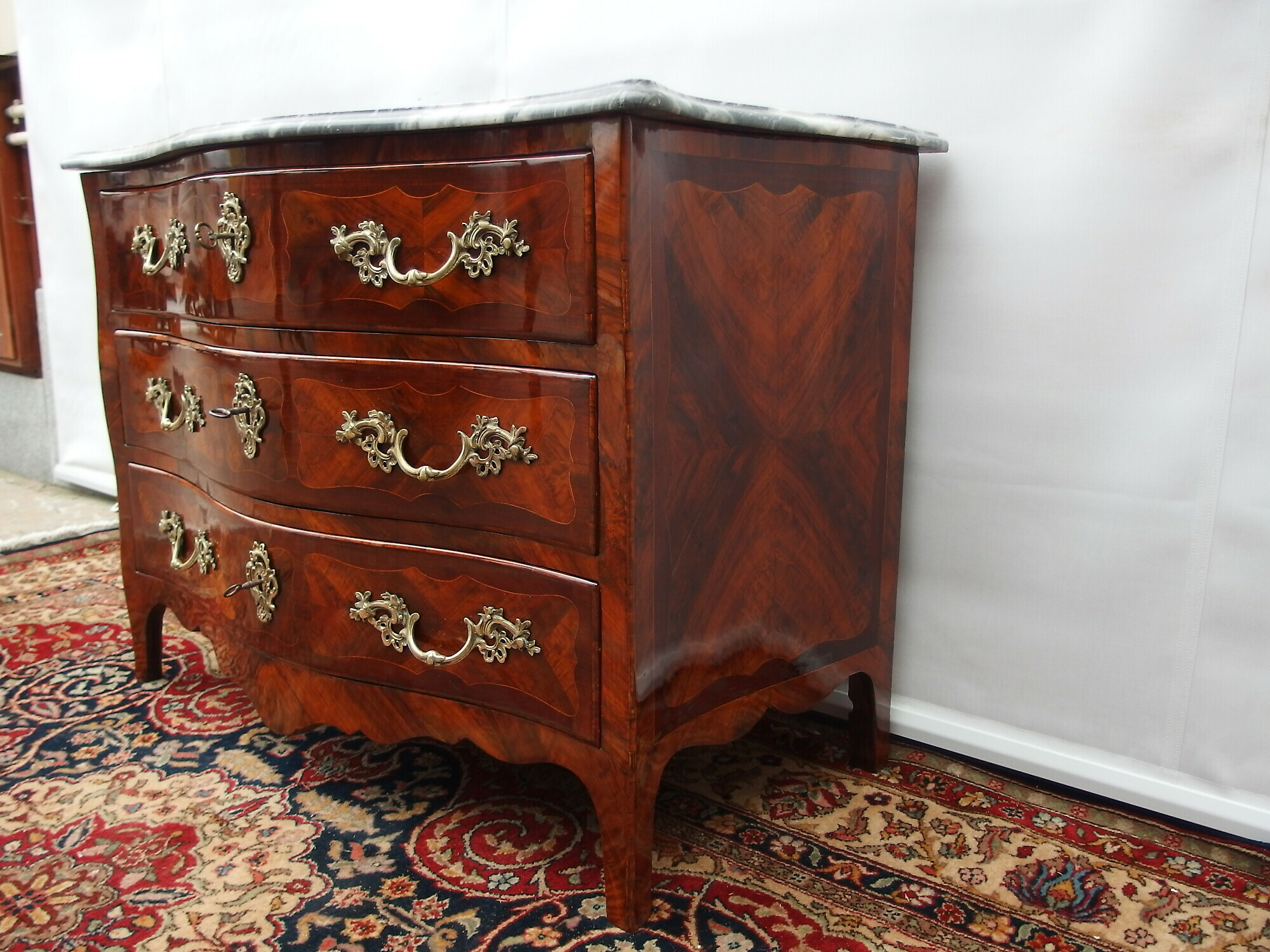 CASSETTONE RESTAURATO EPOCA 700 LASTRONATO STILE LUIGI XV FRANCIA