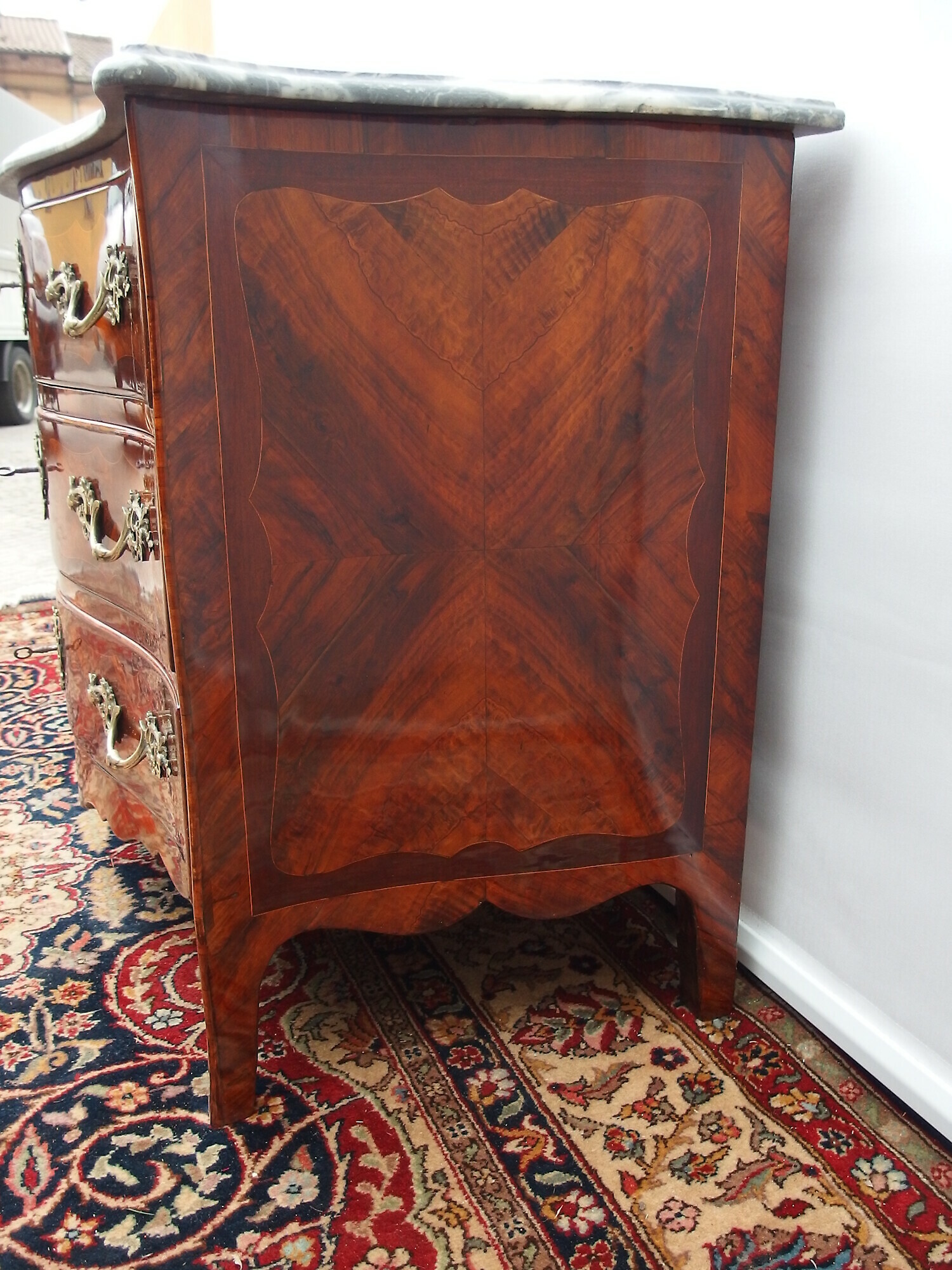 CASSETTONE RESTAURATO EPOCA 700 LASTRONATO STILE LUIGI XV FRANCIA