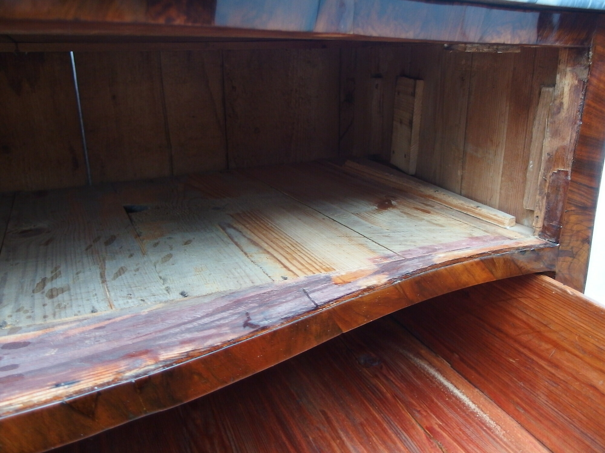 CASSETTONE RESTAURATO EPOCA 700 LASTRONATO STILE LUIGI XV FRANCIA