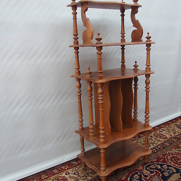 ETAGERE PORTA RIVISTE IN NOCE EPOCA FINE 800 FRANCIA